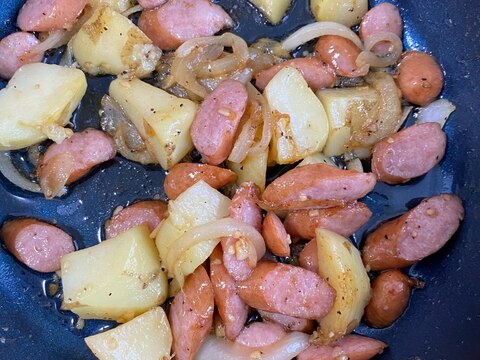 コンソメなしの簡単ジャーマンポテト